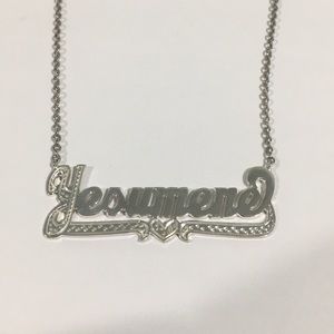 Sterling Silver Yesumene Nameplate Necklace Chain